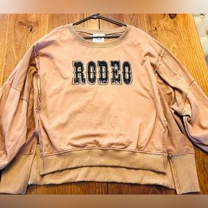 Fantastic fawn “rodeo” sweatshirt